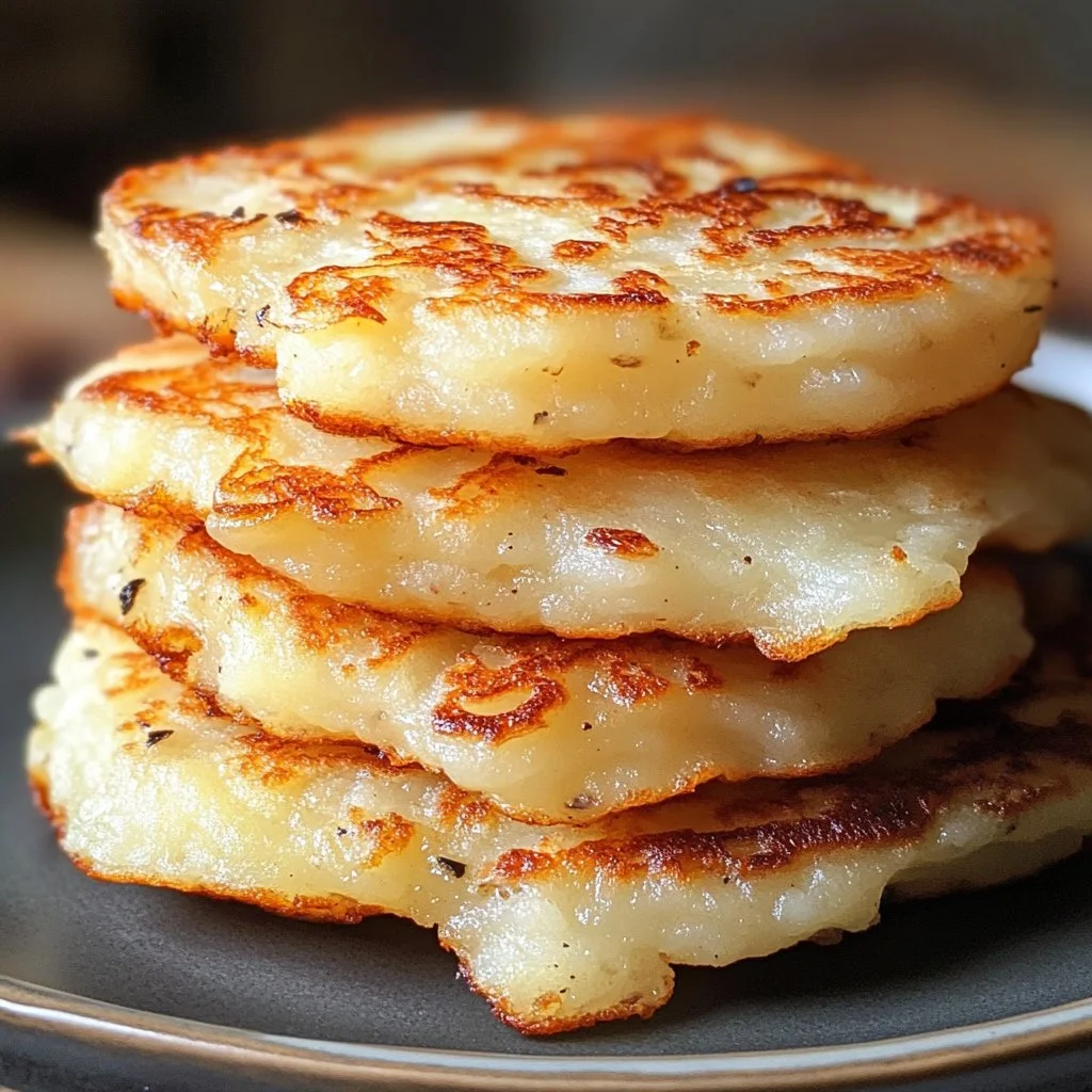 Tortitas de avena y manzana saludables en un plato