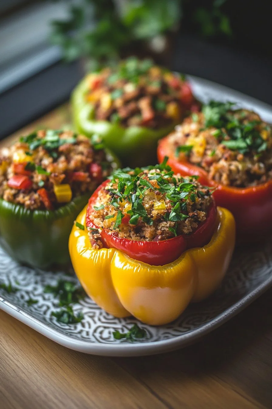 Healthy Stuffed Bell Peppers