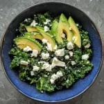 Kale Salad with Avocado and Goat Cheese