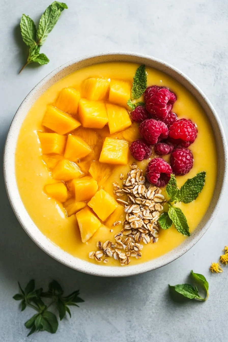 Mango Pineapple Smoothie Bowl
