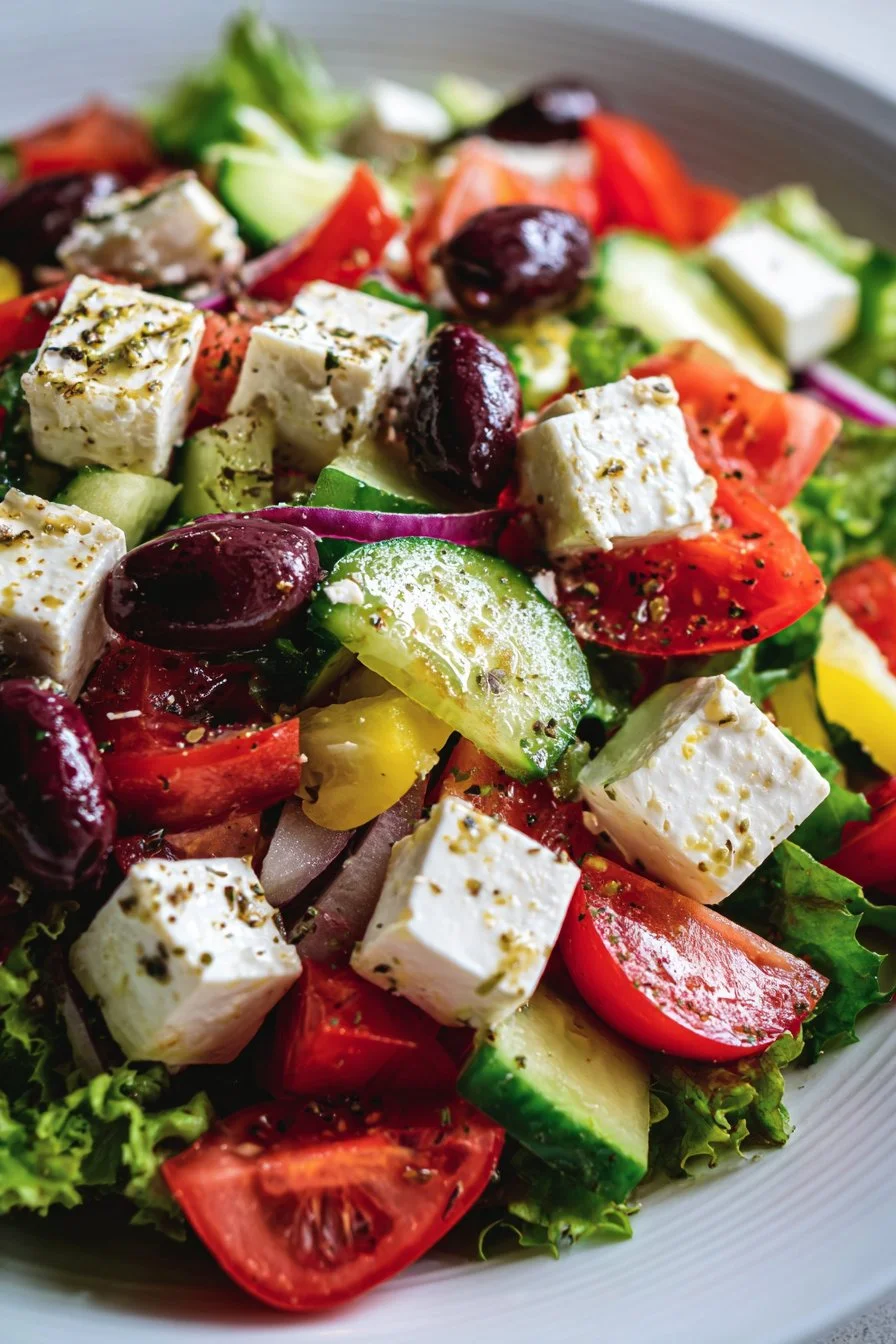 Mejor receta de ensalada griega