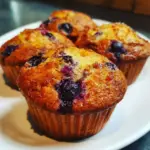 Muffins de Proteína de Arándano