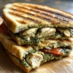 Panini de Pollo Pesto Cargado