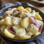 Papas con Mortadela y Scamorza