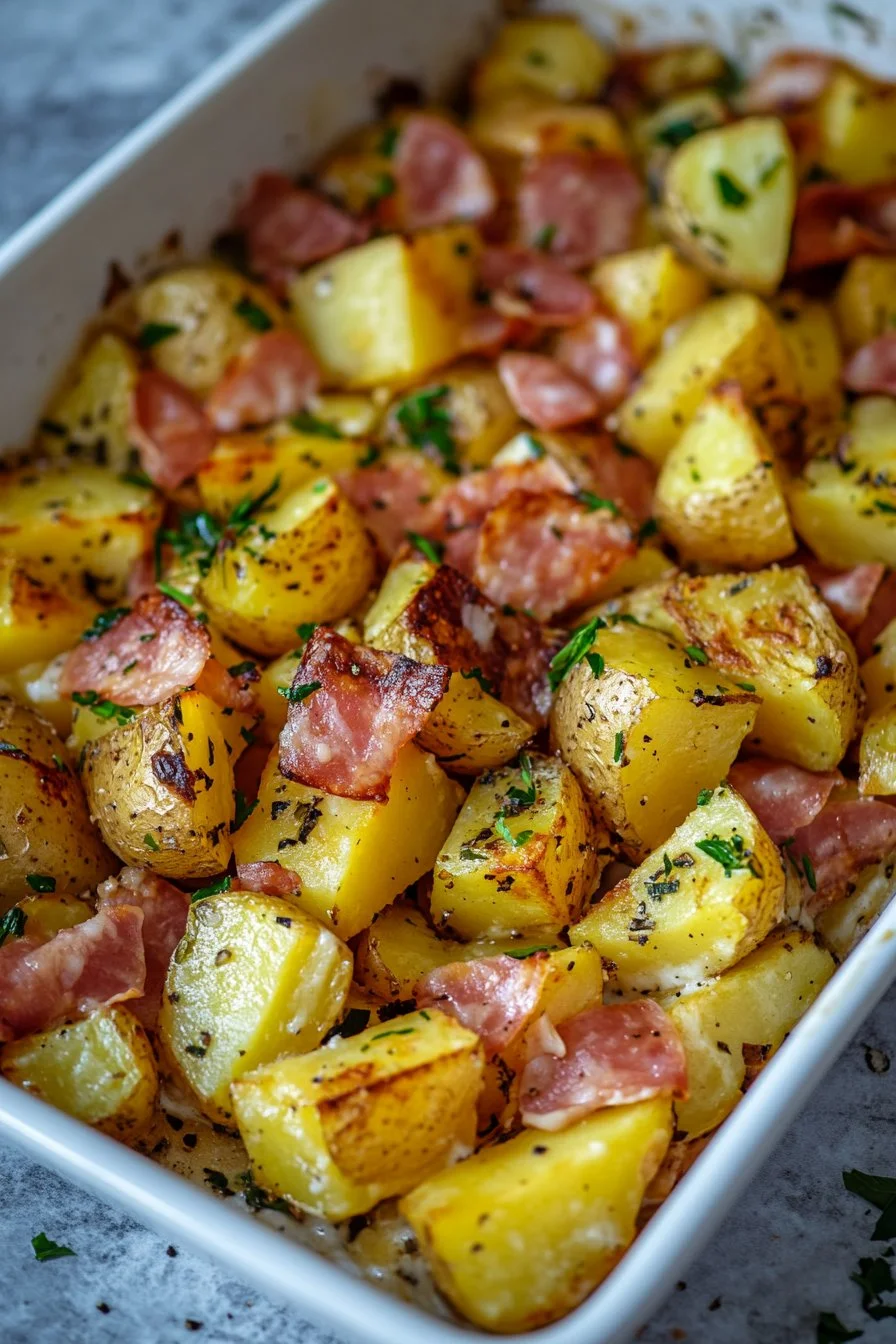 Papas con Mortadela y Scamorza