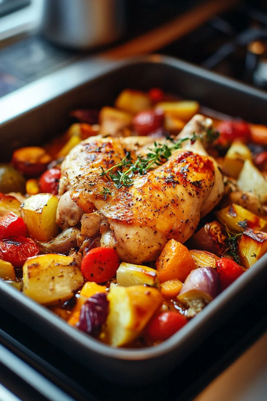 Pollo con Verduras Receta