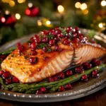 Pomegranate and Orange Glazed Salmon