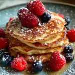 Receta rápida de pancakes altos en proteínas