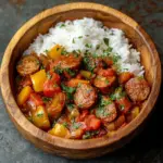 Rougail de Salchichas Reunidense
