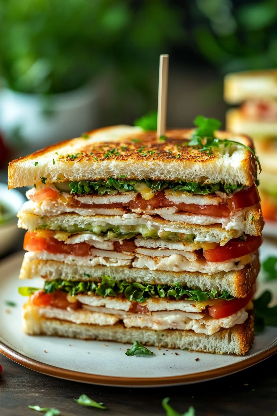 Receta de Sándwich Club