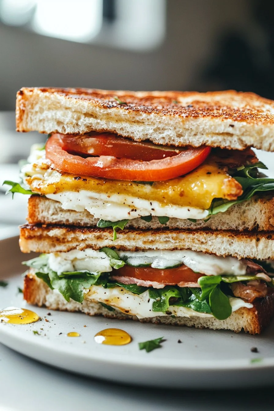 Sándwich Club de Desayuno