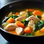 Sopa de Pollo Antiinflamatoria