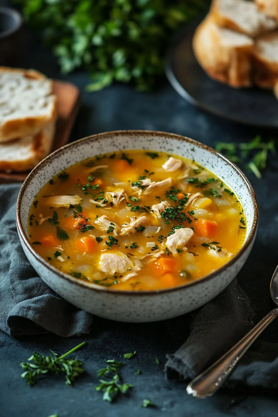 Sopa de Pollo Española para Sanar: Una Receta Reconfortante y Nutritiva