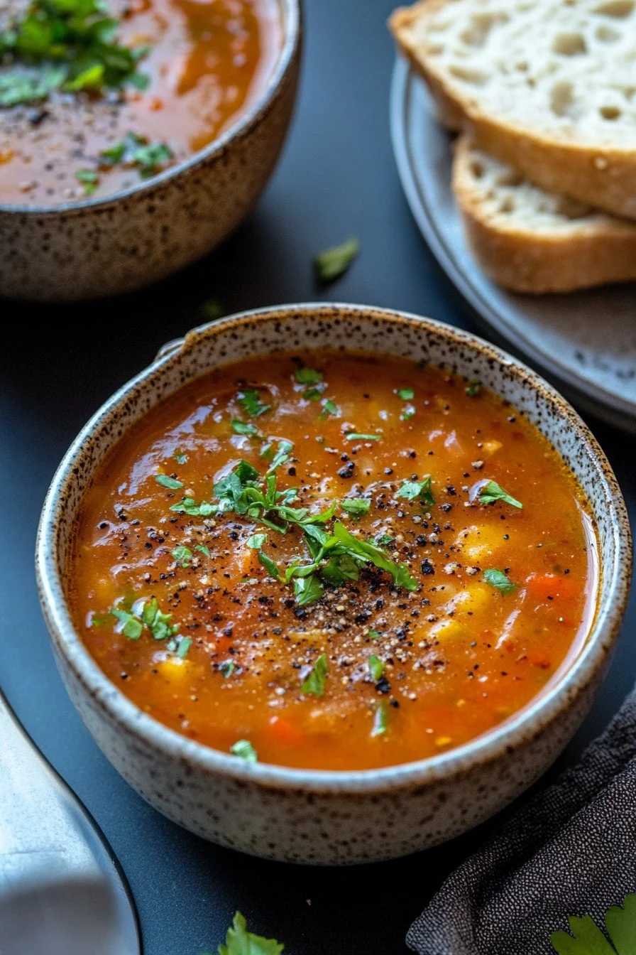 Receta de Sopa de Vegetales