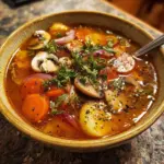 Sopa de verduras fácil