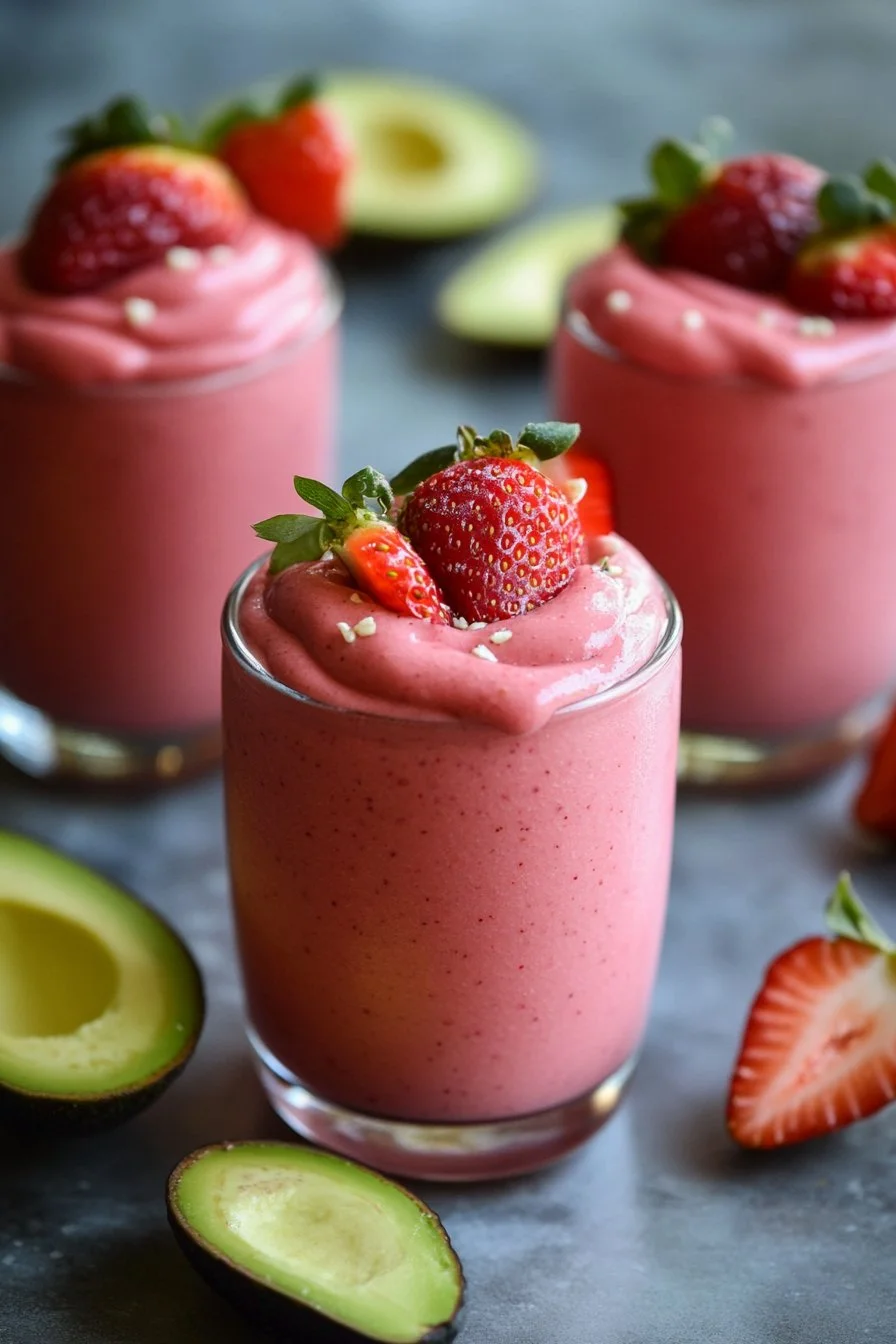 Strawberry Avocado Smoothie