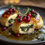 Stuffed Chicken with Spinach, Blueberries, and Brie