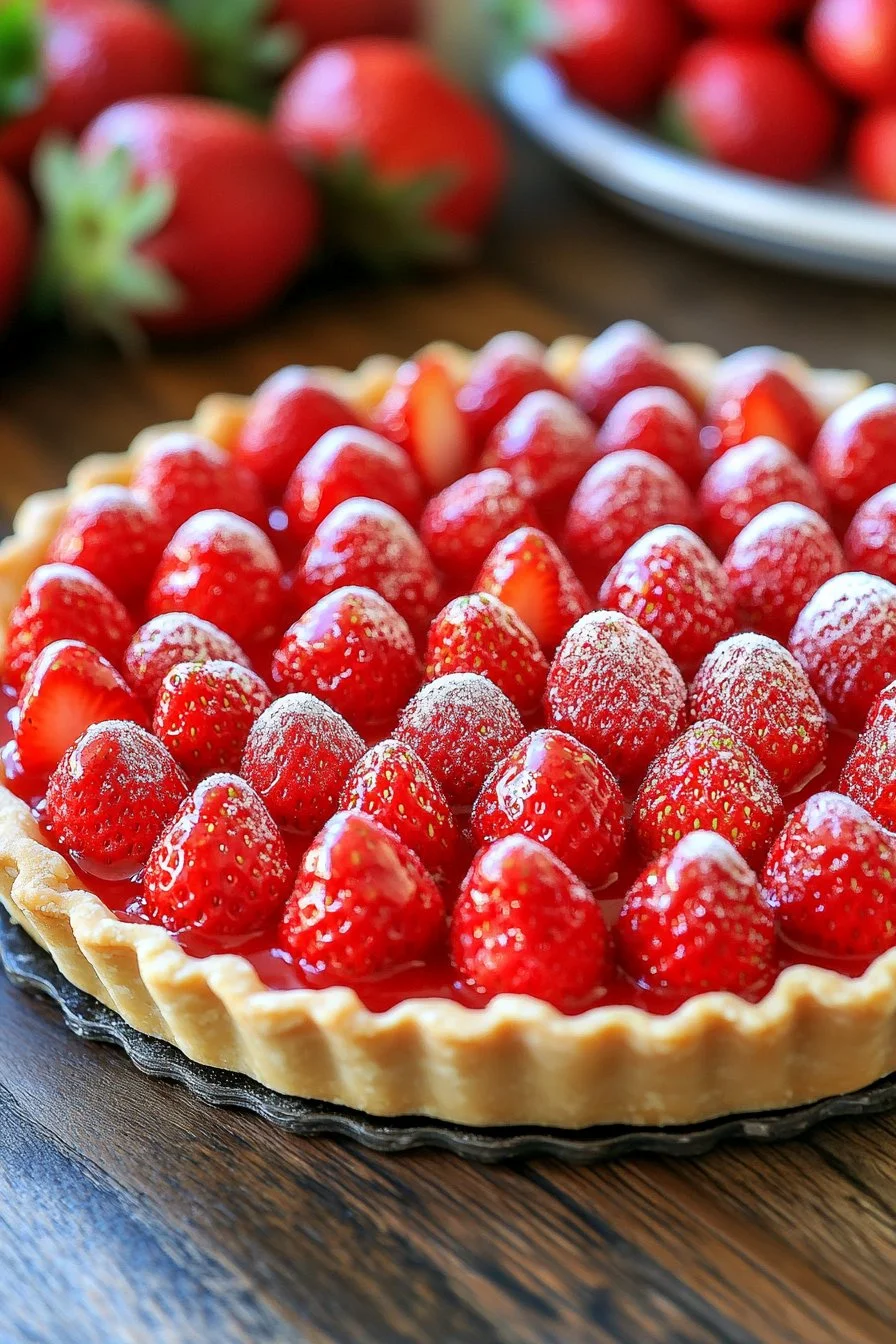 Tarta de Fresa Mantequillosa