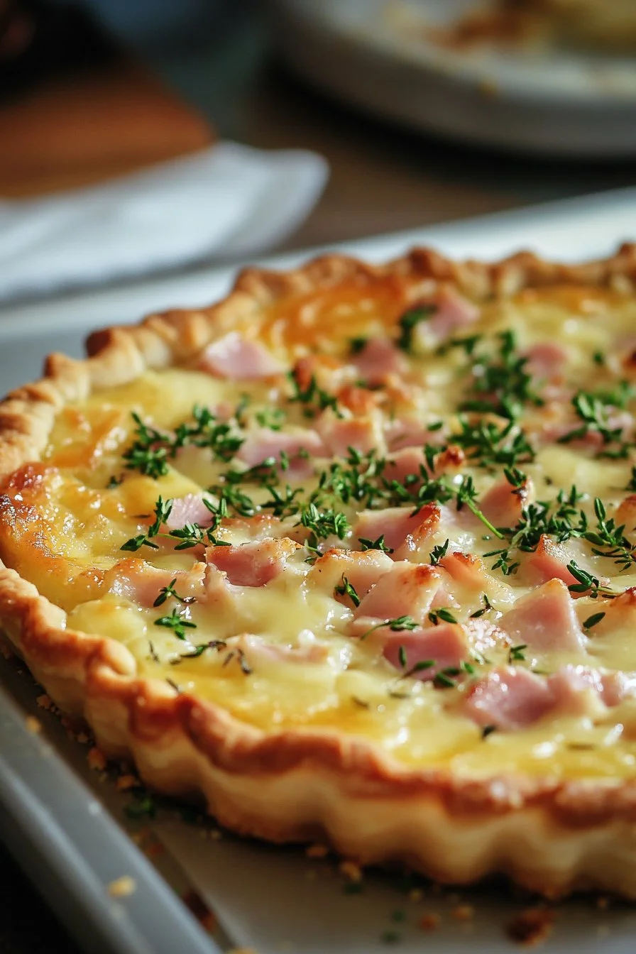 Tarta de Jambón y Queso