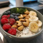 Tazón de Superalimentos de Yogur Griego Vegano