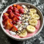 The Best Strawberry Banana Smoothie Bowl