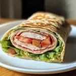 Receta de wrap de pavo