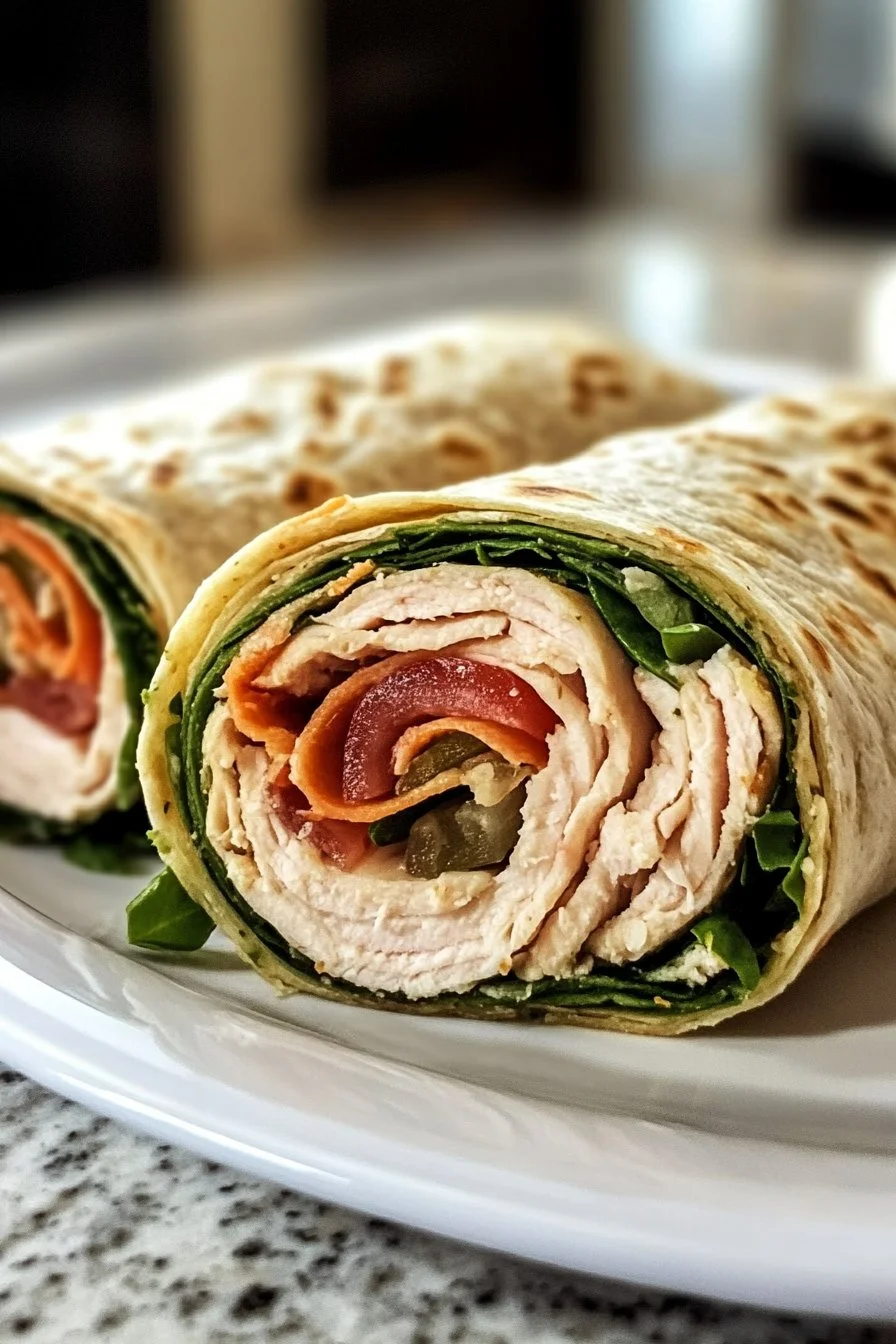 Turkey Club Wrap Recipe