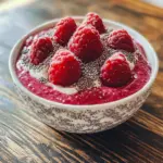 Vanilla Raspberry Chia Pudding
