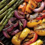 Verduras a la parrilla con marinada