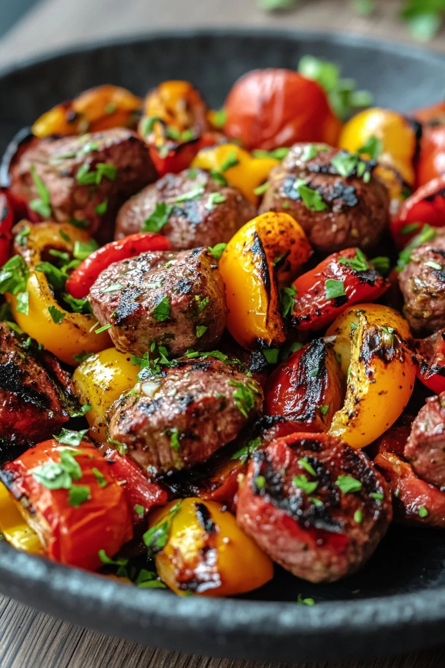 Verduras a la parrilla con marinada