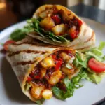 Wraps de Halloumi con Salsa Dulce de Chile