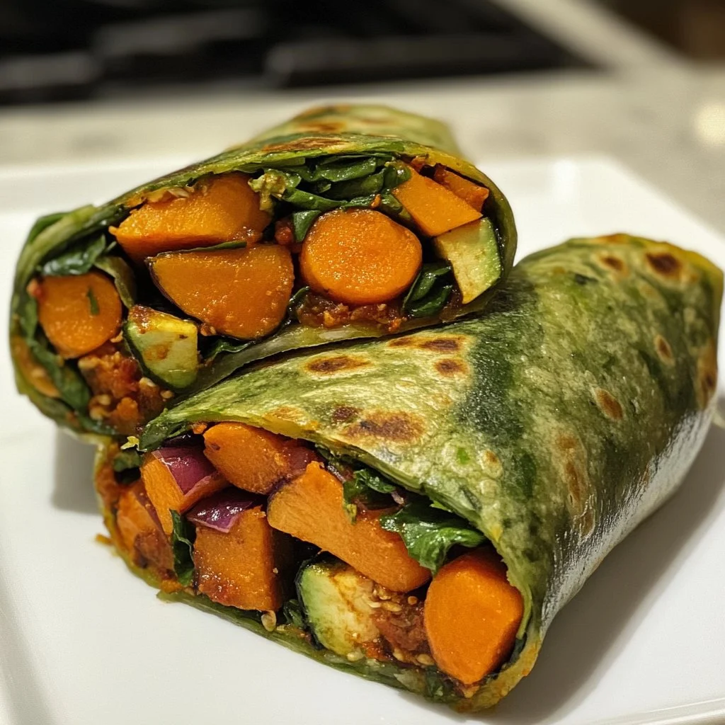 Wraps Veganos de Verduras saludables y deliciosos