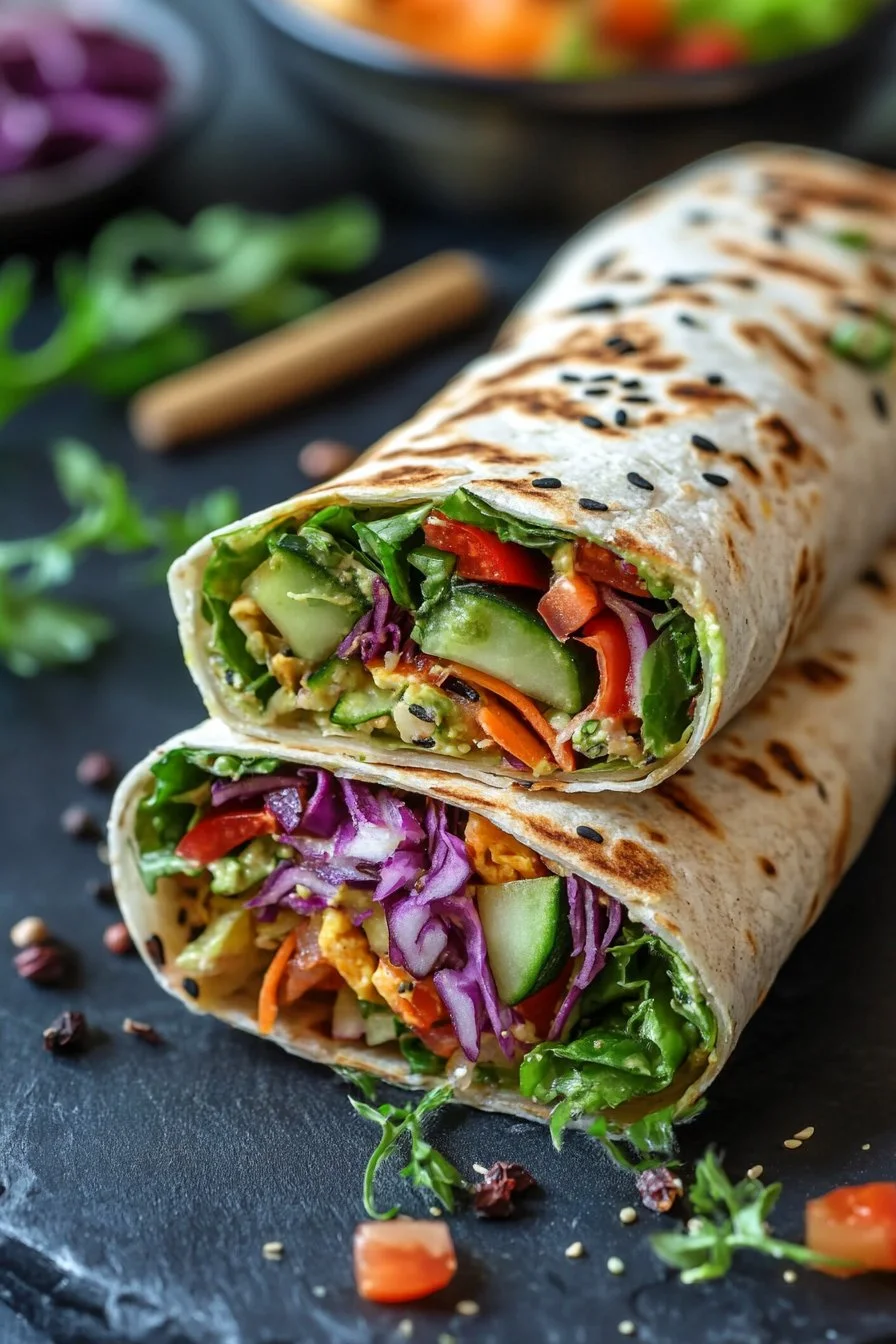Wraps Veganos de Verduras