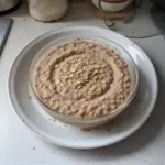 Avena nocturna mezclada que sabe a masa de galleta