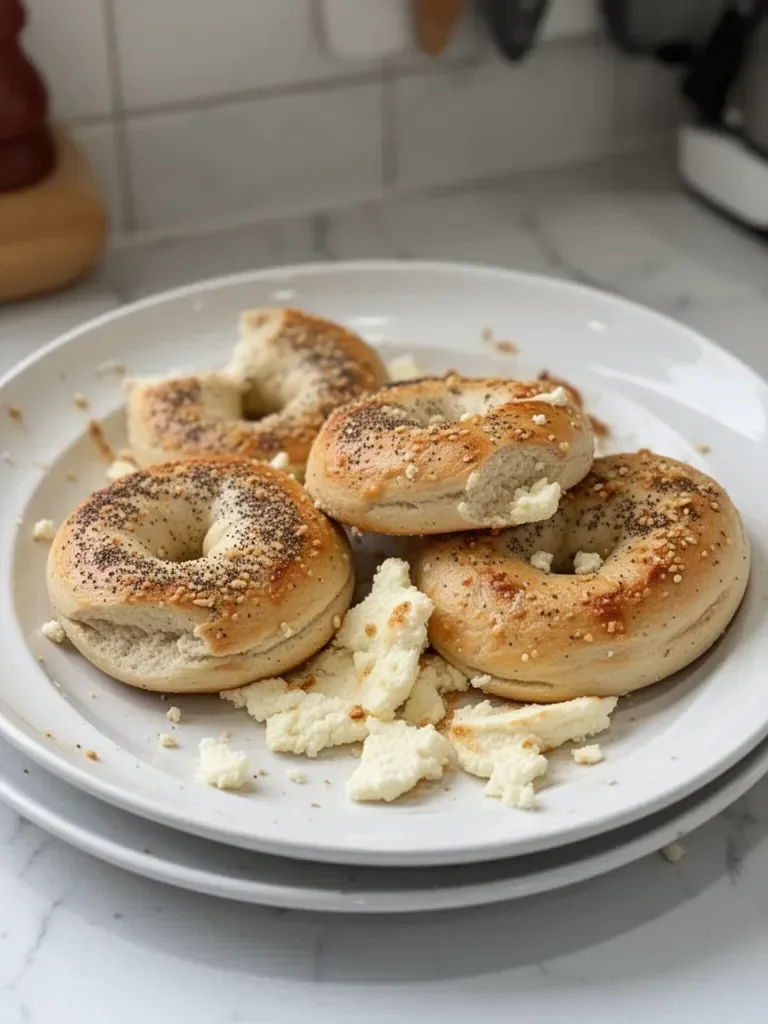 Bagels de harina de almendra y requesón