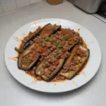 Berenjena con Carne Molida
