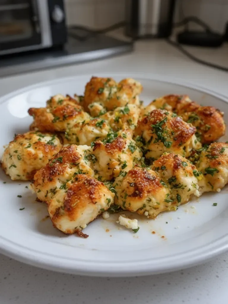 Bocaditos de Pollo con Requesón y Parmesano - Potencia de Proteínas
