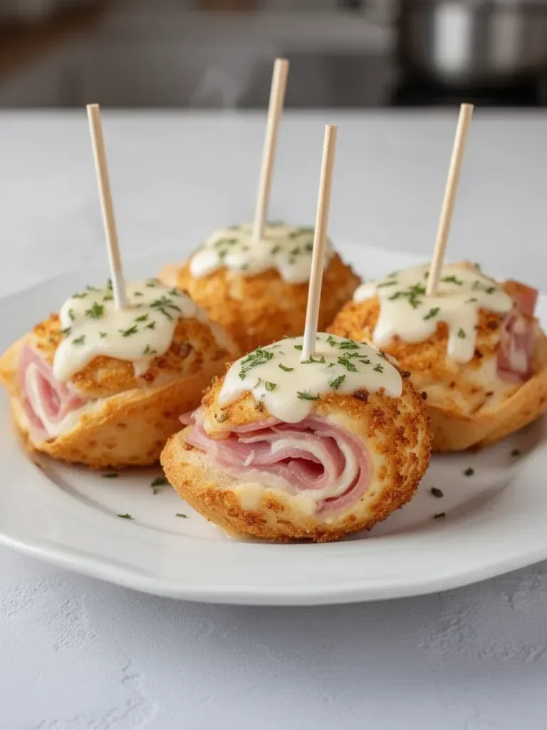 Bocaditos Salados de Jamón y Queso