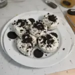 Bocados de Cheesecake de Oreo Saludables sin Hornear