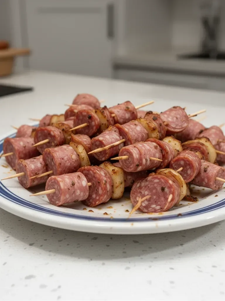 Brochetas de Charcutería Mini – Aperitivo para Fiesta Fácil Sin Cocinar
