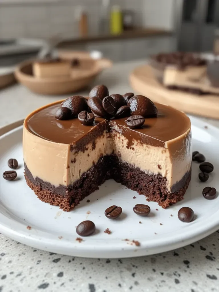 Brownies de Cheesecake con Café
