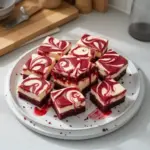 Brownies de Cheesecake de Red Velvet