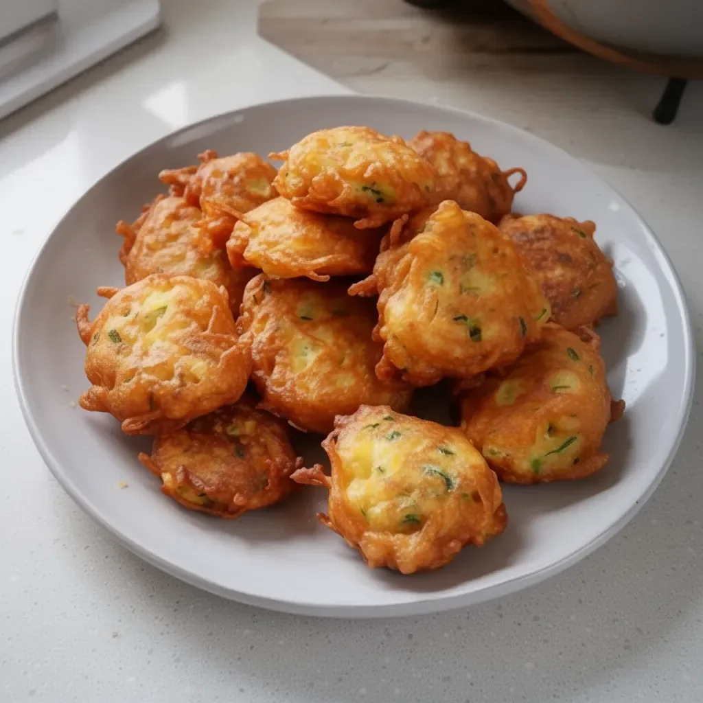Buñuelos de verduras crujientes y sabrosos, ideales para cualquier ocasión.