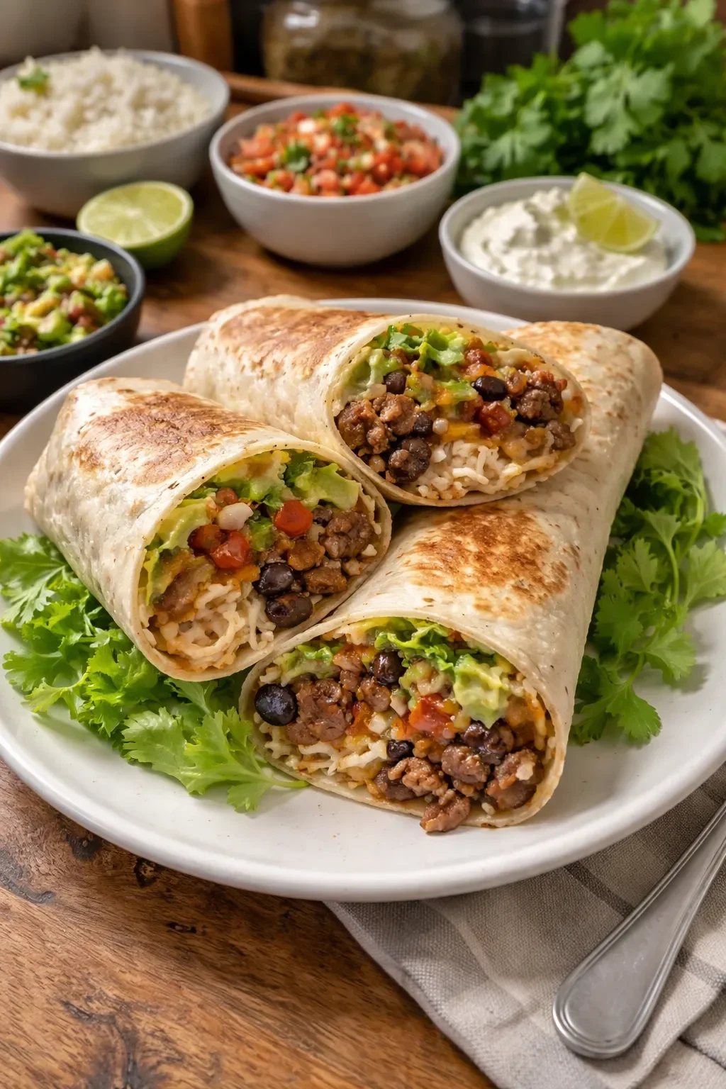 Burritos de Carne, un wrap de carne exquisito