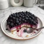 Cheesecake de arándano sin hornear