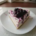 Cheesecake de Arándano sin Horno