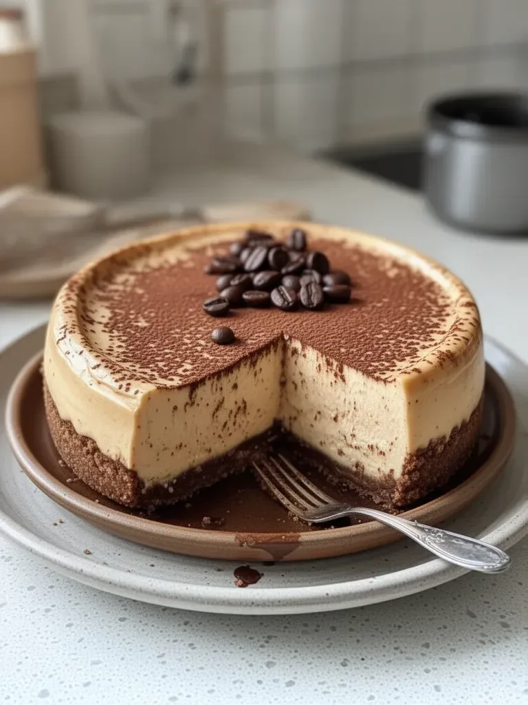Cheesecake de café