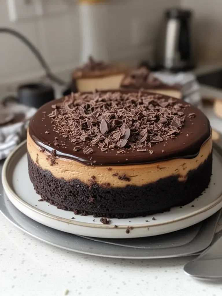 Cheesecake de café espresso