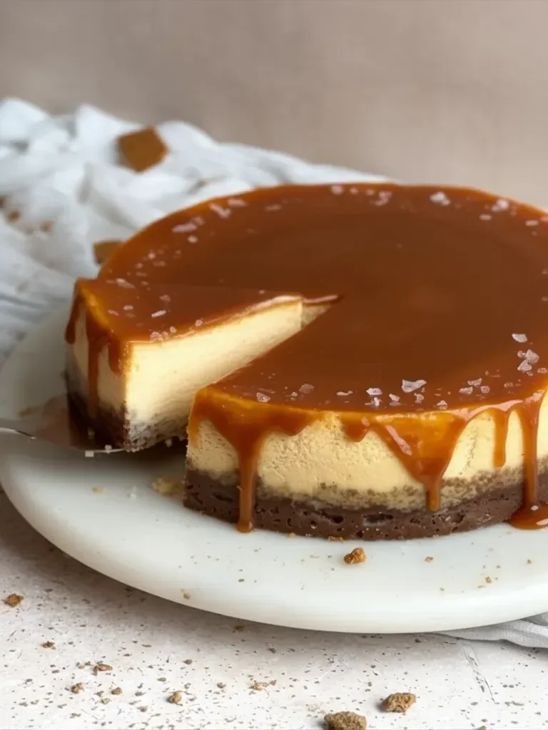 Cheesecake de Caramelo Salado