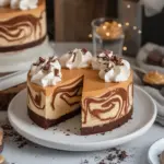 Cheesecake de Chocolate y Crema de Cacahuate